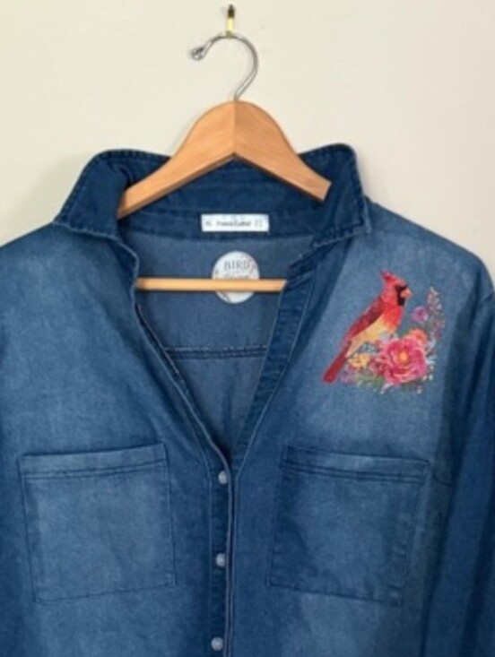 Francis Cabrel Dresses & Skirts - Francis Cabrel | 10 U.S. XL | Cardinal Bird | ♦️ Read Description